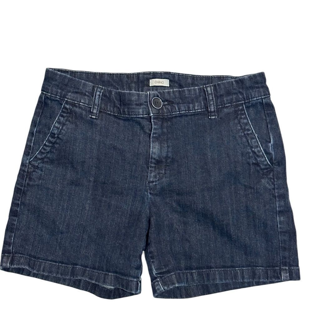 Liz Claiborne Dark Wash Chino Shorts Size 4